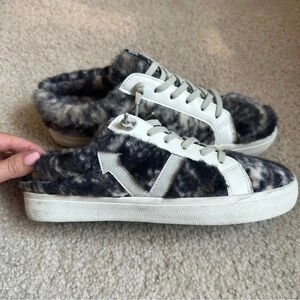 Vintage Havana Mix Snake Faux Fur Sneakers